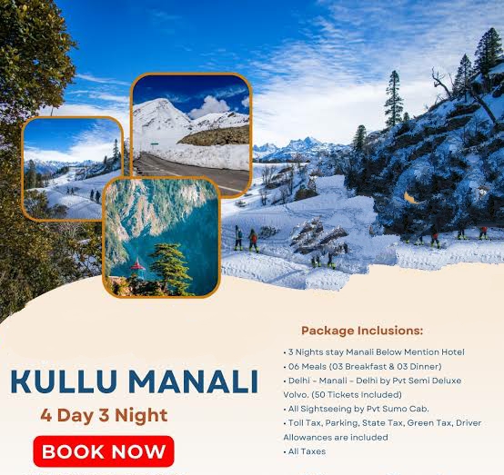 Kullu Manali Tour Package 4 Days